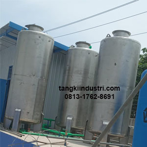 Jual Tangki storage stainless steel kapasitas 7000 liter