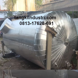 Harga tangki air panas kapasitas 1500 liter plat 4 mm stainless steel sus 304
