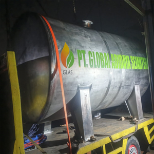 Jasa Fabrikasi Tangki Penyimpanan Minyak Goreng 10 Ton